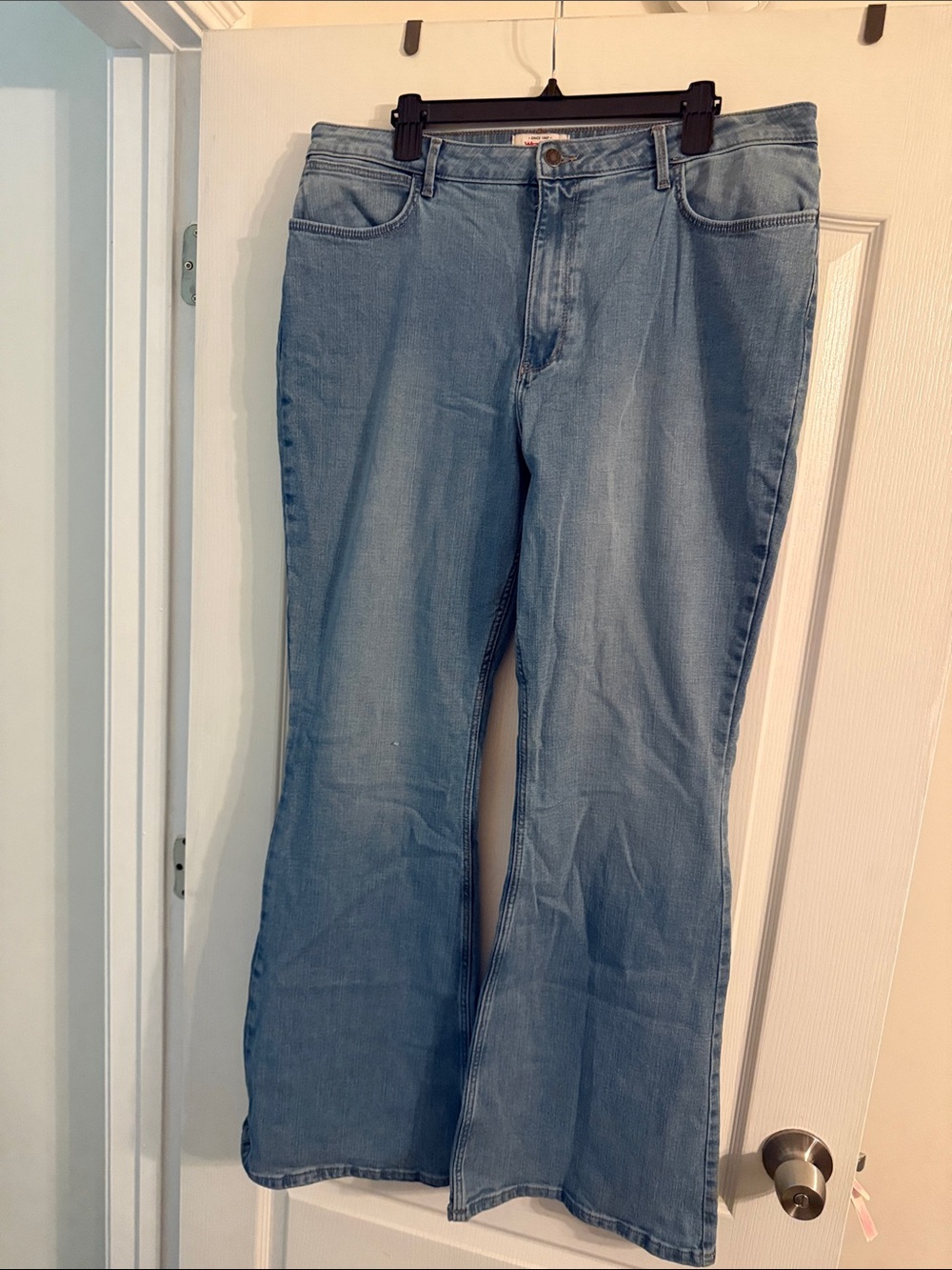 Wrangler Light Blue Women's High Rise Fierce Flare Jeans